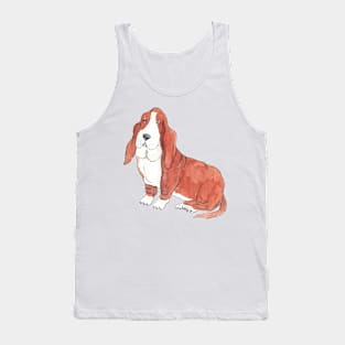 Basset hound Fun Tank Top